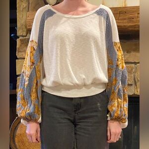 Free People Floral Top